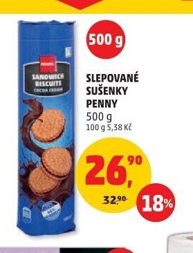 Slepované sušenky Penny 500 g