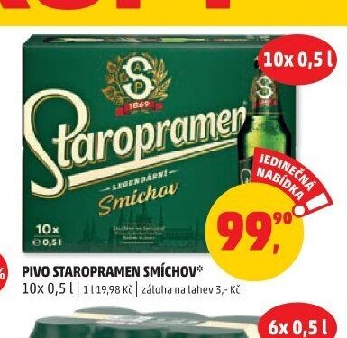 Pivo Staropramen Smíchov