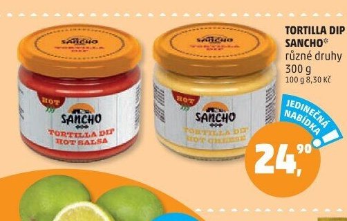 Tortilla Dip Sancho Hot Salsa