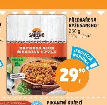 PŘEDVAŘENÁ RÝŽE SANCHO