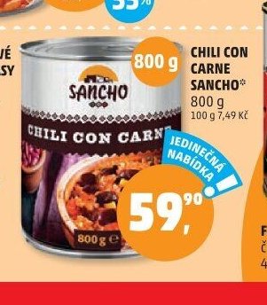 CHILI CON CARNE SANCHO