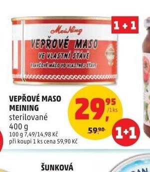 VEPŘOVÉ MASO MEINING