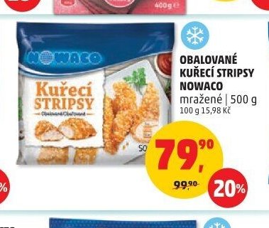 OBALOVANÉ KUŘECÍ STRIPSY NOWACO