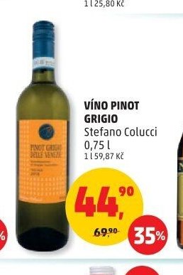 Víno Pinot Grigio Stefano Colucci 0,75 l