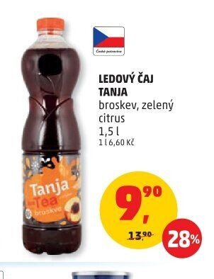 LEDOVÝ ČAJ TANJA broskev, zelený citrus