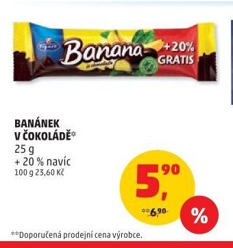 BANÁNEK V ČOKOLÁDĚ