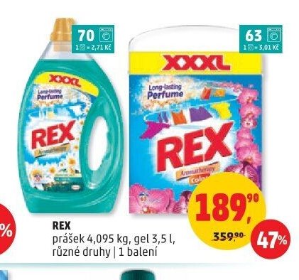 REX prací prostředek