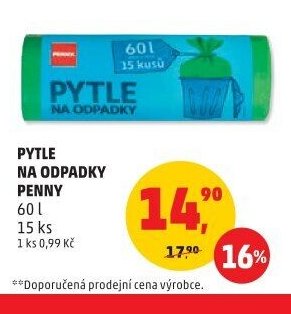 PYTLE NA ODPADKY PENNY
