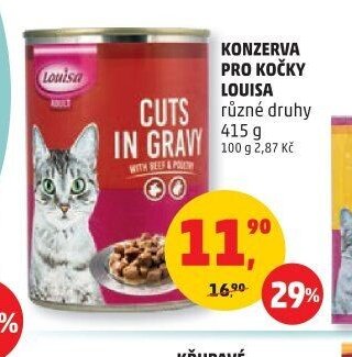 KONZERVA PRO KOČKY LOUISA
