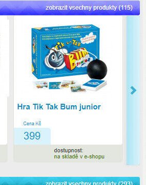 Hra Tik Tak Bum junior