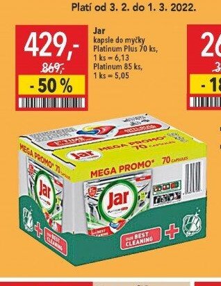 Jar kapsle do myčky