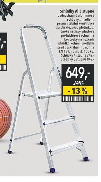 Schůdky Al 3 stupně