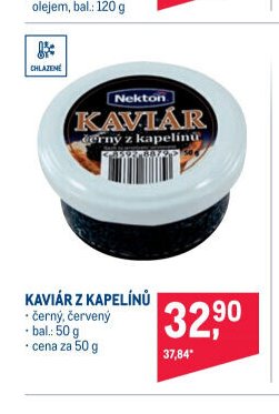 KAVIÁR Z KAPELÍNŮ