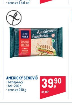 AMERICKÝ SENDVIČ