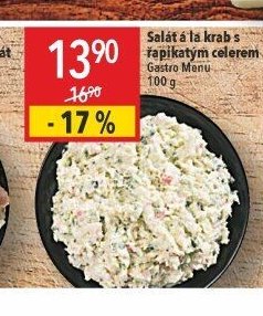 Salát á la krab s řapíkatým celerem