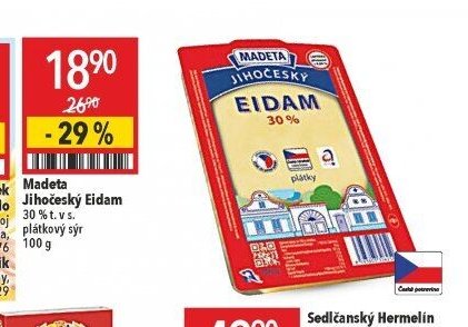 Madeta Jihočeský Eidam