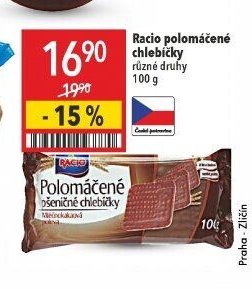 Racio polomáčené chlebíčky