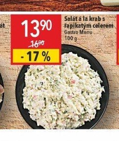 Salát á la krab s řapíkatým celerem Gastro Menu