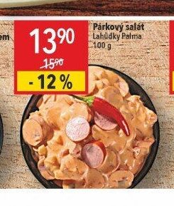 Párkový salát Lahůdky Palma
