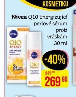 Nivea Q10 Energizující perlové sérum proti vráskám 30 ml