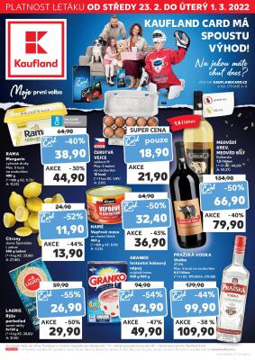 akční leták Kaufland 23.2.2022-1.3.2022