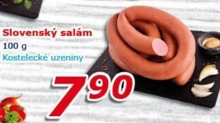 Salám slovenský točený Kostelecké uzeniny