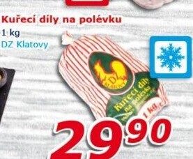 Směs kuřecí polévková mražená DZ Klatovy