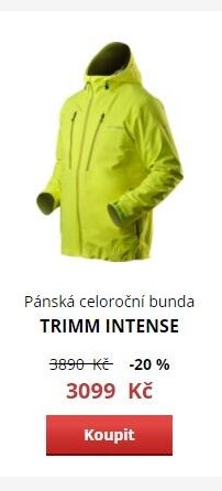 Pánská celoroční bunda TRIMM INTENSE