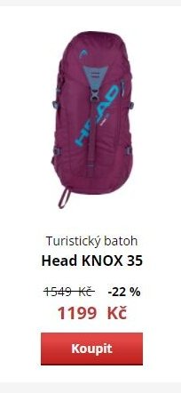 Turistický batoh Head KNOX 35