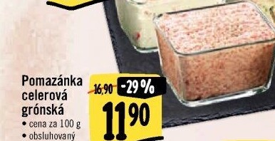 Celerová pomazánka - grónská