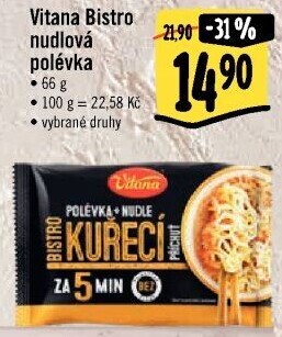 Instantní polévka nudlová Bistro Vitana