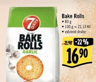 Krekry Bake rolls 7 Days