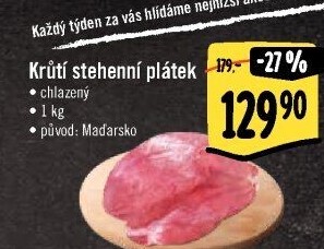 Krůtí stehenní plátek