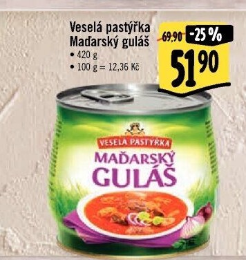Maďarský guláš Veselá Pastýřka