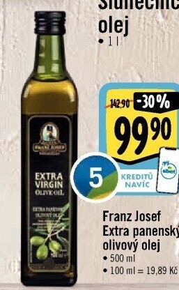 Olivový olej extra panenský Exclusive Franz Josef Kaiser