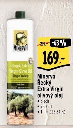 Olivový olej extra panenský Minerva