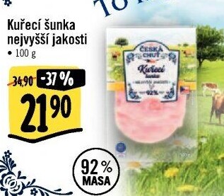 Šunka kuřecí nejvyšší jakosti Česká chuť
