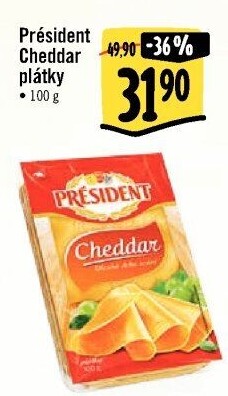 Sýr Cheddar Président
