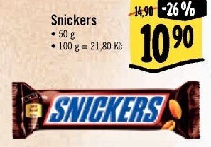 Tyčinka Snickers