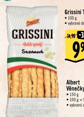 Tyčinky Grissini Golden Snack