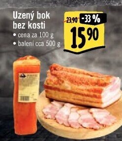 Vepřový bok uzený bez kosti Kostelecké uzeniny