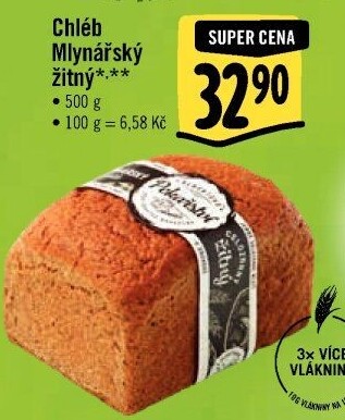 Chléb Mlynářský žitný Albert