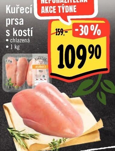 Kuřecí prsa s kostí Albert