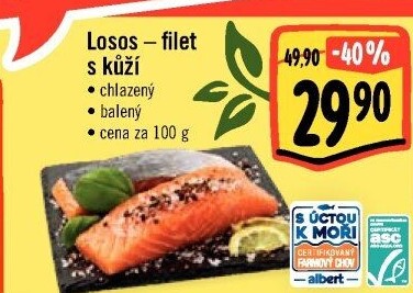 Losos filety Albert