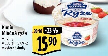 Mléčná rýže Kunín