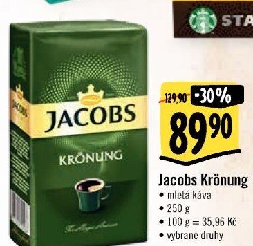 Mletá káva Jacobs Krönung