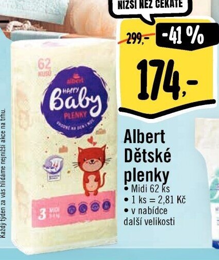 Pleny dětské Albert