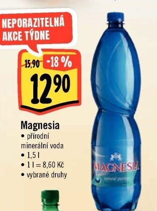 Přírodní voda Magnesia