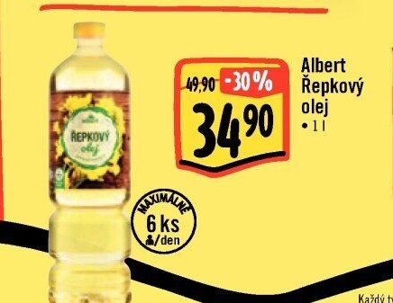 Řepkový olej Albert