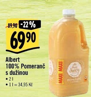 Šťáva 100% Albert